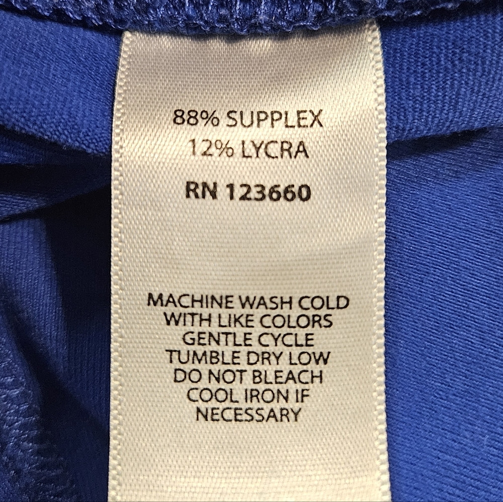 CLEARANCE! Pure Barre Splits59 Royal Blue High-Waist Leggings - Picture 7 of 7